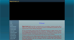 Desktop Screenshot of mapledentaldds.com